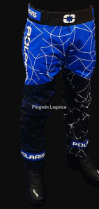 Spodnie offroad Polaris rozm. L czarno-niebieskie