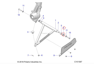 Tuleja zawieszenia ASM - pivot cap 1543611