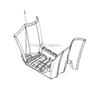 Podnóżek 5435821-070 lewy polaris sportsman 850/10