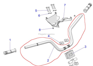 Kierownica Polaris Scrambler S 5341489-067