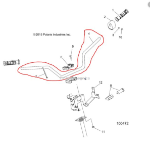 Kierownica Polaris 570 5340797-067