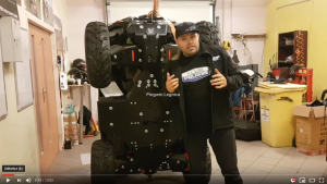 Płyta montaż. wyciągarki tył Sportsman Polaris 570