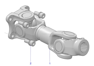 Wał propshaft tył 1333978 Polaris 1000 mod.  S