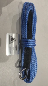 Lina syntetyczna do wyciągark 5,3mm niebieska 15mb