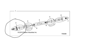 Przegub Polaris RZR Turbo S  3236225