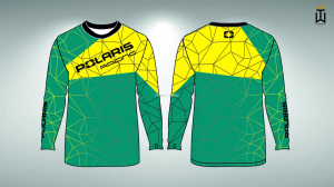 Jersey bluza Polaris niebiesko-żółty M